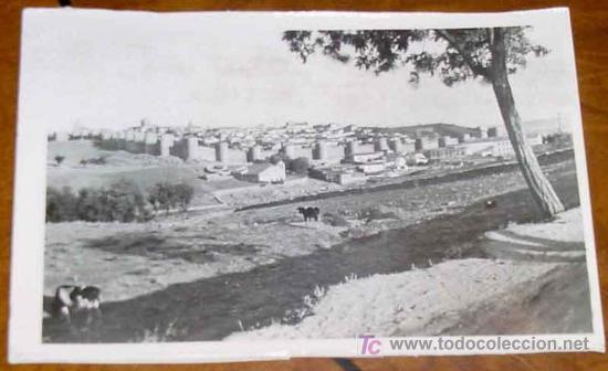 Postales: ANTIGUA FOTO POSTAL DE AVILA - N. 7 - VISTA GENERAL - ED. GARCIA GARRABELLA - CIRCULADA.
