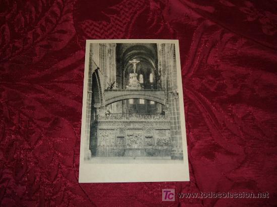 Postales: catedral de avila nave central y trascoro