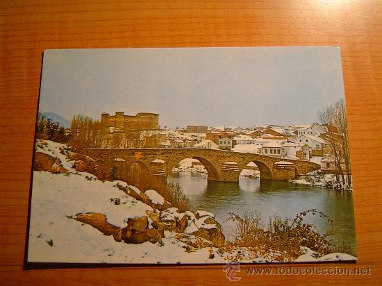 Postales: POSTAL BARCO DE AVILA PAISAJE NEVADO SIN CIRCULAR