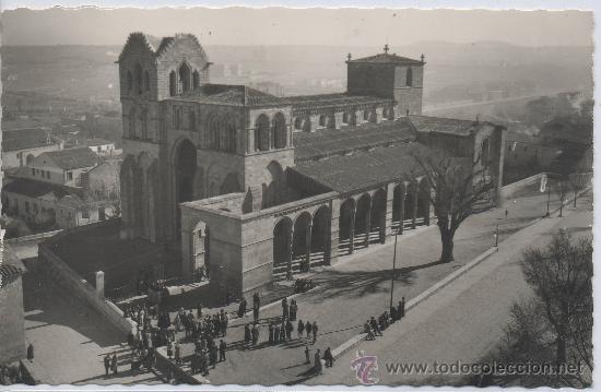 Postales: POSTAL DE AVILA VISTA DE LA BASILICA DE SAN VICENTE