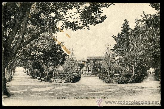 Cartoline: TARJETA POSTAL DE AVILA N&ordm;14- PASEOS DEL DOS DE MAYO