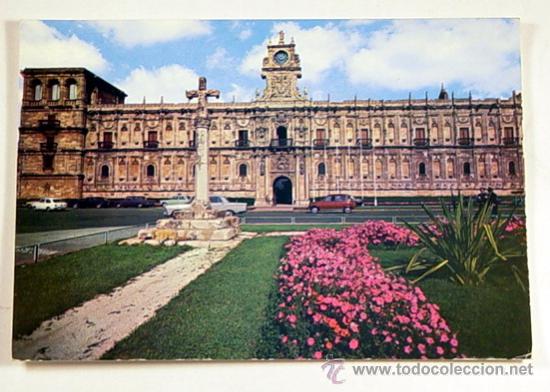 Postales: 78-LEON.HOSTAL SAN MARCOS.No circulada.