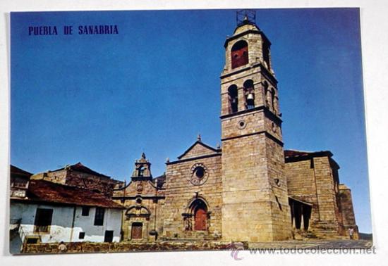 Postales: 850-PUEBLA DE SANABRIA.IGLESIA ROMANICA NUESTRA SE&Ntilde;ORA DEL AZOGUE.No circulada.