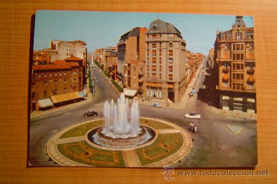 Postales: POSTAL LEON PL. DE Sto. DOMINGO Y AVDAS DEL GRAL. SANJURJO Y PADRE ISLA SIN CIRCULAR