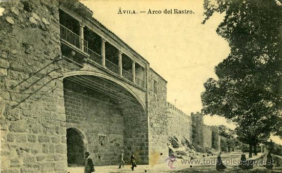 Postales: POSTAL AVILA ARCO DEL RASTRO
