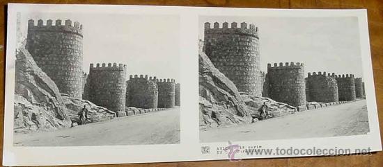 Postales: ANTIGUA ESTEREOSCOPIA DE AVILA - 1&ordm; SERIE - COLECCION NUM. 12 - MIDE 6X13 -  N&ordm; 3.