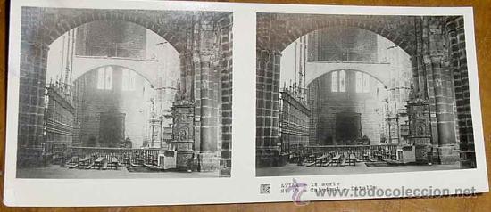 Postales: ANTIGUA ESTEREOSCOPIA DE AVILA - 1&ordm; SERIE - COLECCION NUM. 12 - MIDE 6X13 -  N&ordm; 15.