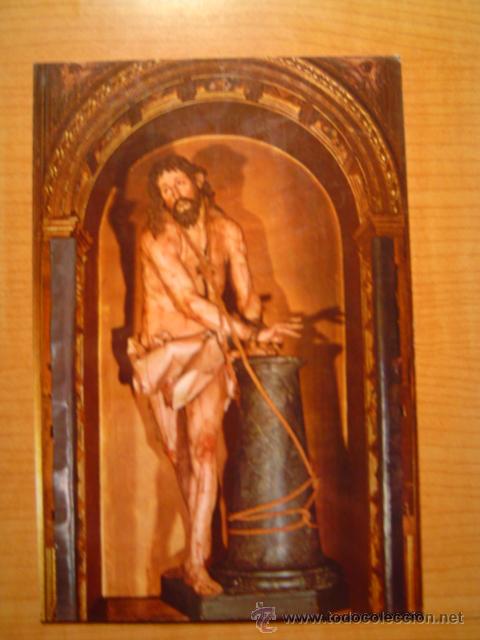 Postales: POSTAL AVILA IGLESIA DE SANTA TERESA. CRISTO ATADO A  LA COLUMNA (GREGORIO FERNANDEZ) SIN CIRCULAR