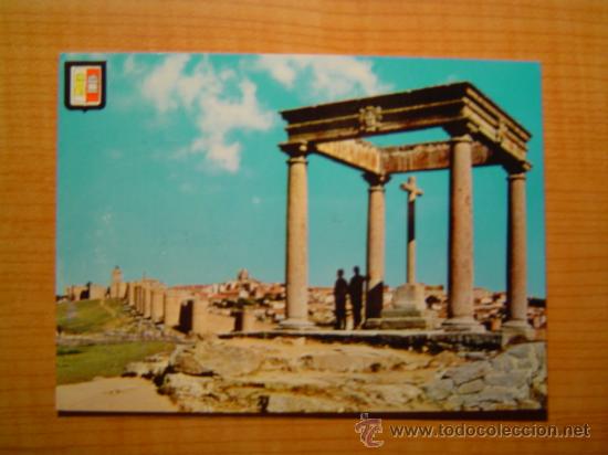 Postales: POSTAL AVILA LOS CUATRO POSTES VISTA PARCIAL PUBLICIDAD