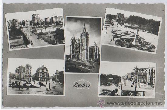Postales: TARJETA POSTAL DE LEON VARIAS VISTAS