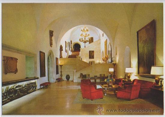 Postales: TARJETA POSTAL DE LEON HOSTAL DE SAN MARCOS HALL