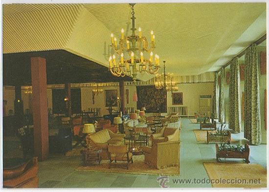 Postales: TARJETA POSTAL DE LEON HOSTAL DE SAN MARCOS SALON DE TE