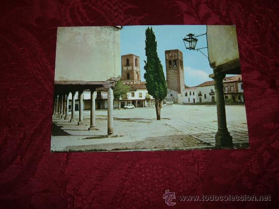 Postales: arevalo plaza de la villa al fondo  torres gemelas de san martin exclusiva royuela foto vistabella