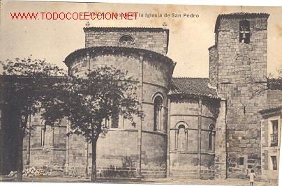 Postais: TARJETA POSTAL DE AVILA. ABSIDE DE LA IGLESIA DE SAN PEDRO