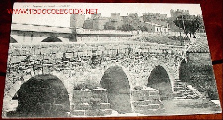 Postales: ANTIGUA POSTAL DE AVILA - EL PUENTE VIEJO  -  ED. HAUSER Y MENET