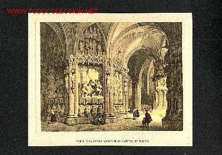 Postales: BURGOS: Abside de la CApilla Mayor de la Catedral - Foto 1