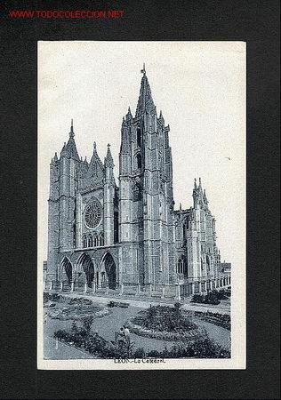 Postales: Postal de LEON: La Catedral - Foto 1