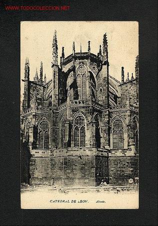 Postales: Postal de LEON: Catedral. Abside - Foto 1