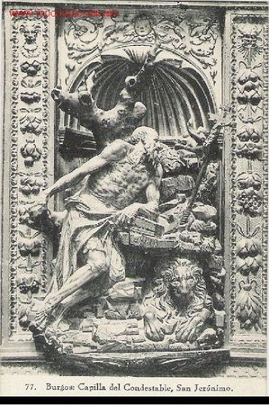 Postales: BURGOS. CAPILLA DEL CONDESTABLE, SAN JER&Oacute;NIMO - Foto 1