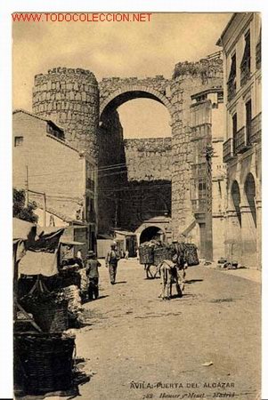 Postales: AVILA. PUERTA DEL ALCAZAR. - Foto 1
