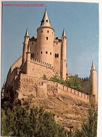 Postales: POSTAL DEL ALC&Aacute;ZAR DE SEGOVIA DEL 77