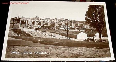 Postales: ANTIGUA POSTAL DE AVILA - VISTA PARCIAL - NO CIRCULADA.