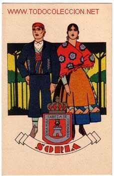 Postales: TARJETA POSTAL. TIPOS DE SORIA - Foto 1