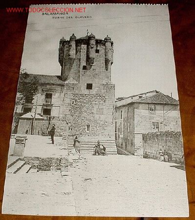 Postcards: ANTIGUA POSTAL DE SALAMANCA - TORRE DEL CLAVERO - ED. HAUSER Y MENET - NO CIRCULADA.
