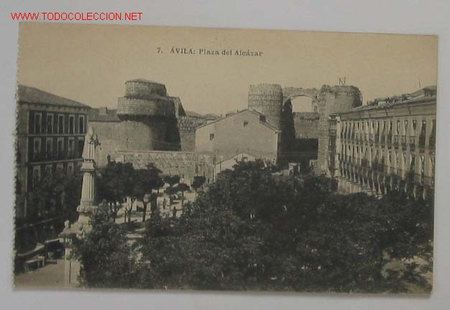 Postales: TARJETA POSTAL AVILA. Plaza del Alc&aacute;zar. N&ordm; 7