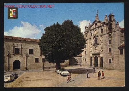 Postales: postal-convento de Santa Teresa y Palacio de Justicia(avila) escrita y circulada en 1973