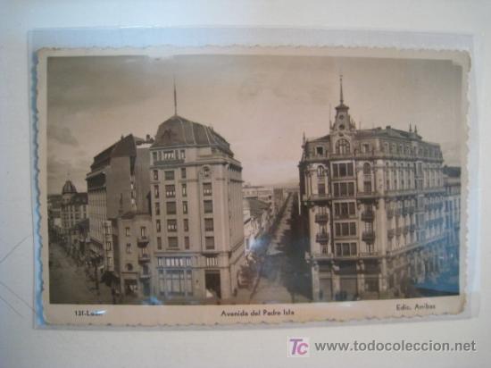 Postales: LEON: AVENIDA DEL PADRE ISLA (ARRIBAS 131). POSTAL