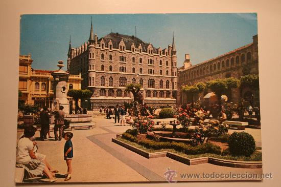 Postales: postal antigua de LEON. Edificio de la Caja de Ahorros y Monte de Piedad - Foto 1