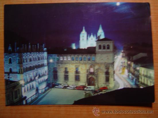 Postales: POSTAL LEON PLAZA DE SAN MARCELO CONJUNTO MONUMENTAL SIN CIRCULAR