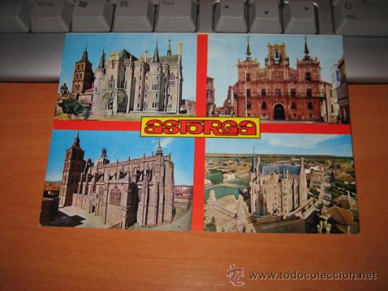 Postales: PALACIO- AYUNTAMIENTO      ASTORGA - Foto 1