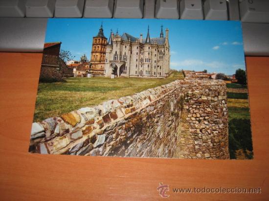 Postales: PALACIO EPISCOPAL Y MURALLAS       ASTORGA - Foto 1