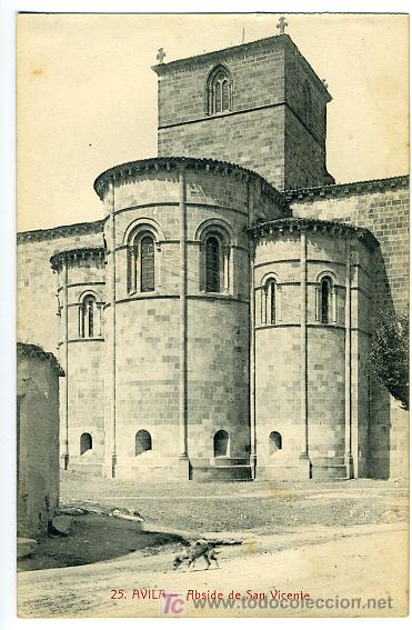 Postales: AVILA , ABSIDE DE SAN VICENTE ,LUCAS MARTIN  , P27058