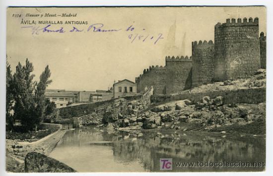 Postales: AVILA , MURALLAS ANTIGUAS  , P28237