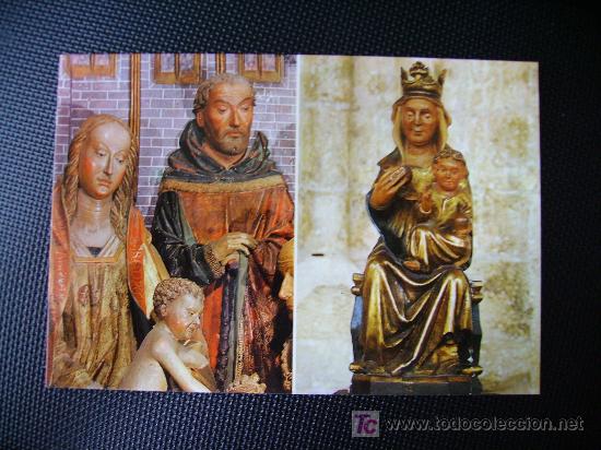 Postales: covarrubias, detalle del triptico, virgen de mamblas