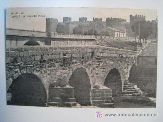 Postales: AVILA: EL PUENTE VIEJO (5)