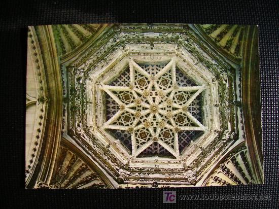 Postales: boveda del crucero de la catedral de burgos