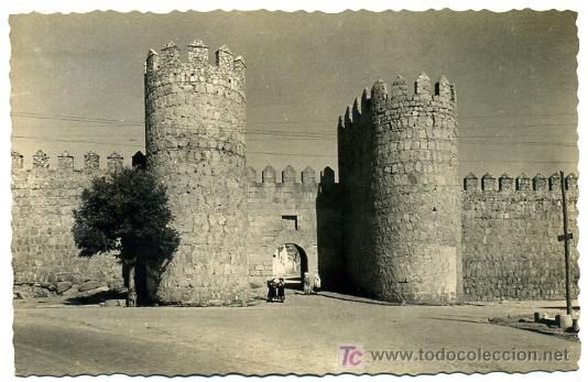 Postales: AVILA, MURALLA, PUERTA DEL PUENTE,      P24594