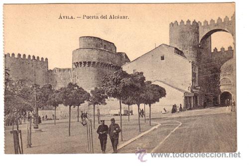 Postales: N&ordm; 1204 POSTAL AVILA PUERTA DEL ALCAZAR
