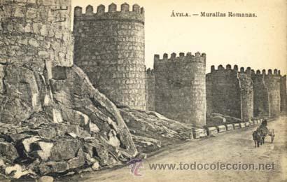 Postales: N&ordm; 1385 POSTAL AVILA MURALLAS ROMANAS