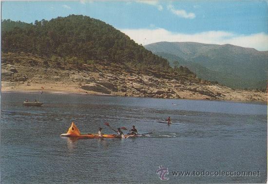 Postales: TARJETA POSTAL DEL EMBALSE EN EL BURGULLO PANORAMICA AVILA