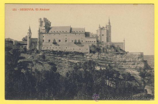 Postales: SEGOVIA-251-EL ALCAZAR -1920-FOTOTIPIA THOMAS-BARCELONA P 856