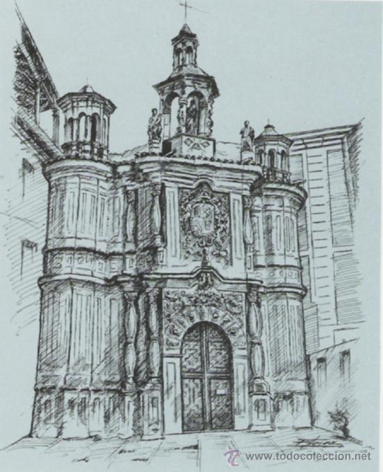 Postais: IGLESIA DE SAN JUAN DE LETRAN DE LAS RELIGIOSAS REPARADORAS DE VALLADOLID SOBRE CARTON