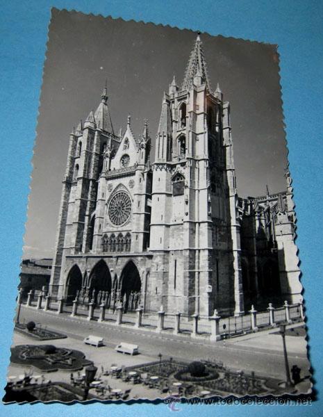 Postales: ANTIGUA Y BONITA POSTAL DE LEON - CATEDRAL - NO CIRCULADA - EN  - EDICIONES SICILIA N