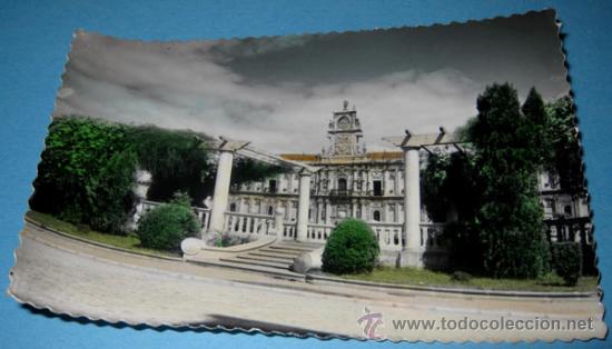 Postales: ANTIGUA Y BONITA POSTAL COLOREADA DE LEON - JARDINES DE SAN MARCOS - NO CIRCULADA - EN PERFECTO ESTA