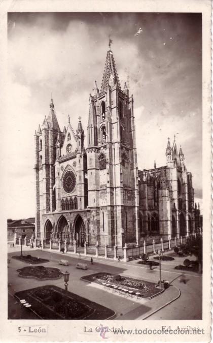 Postales: N&ordm; 6379 POSTAL LEON LA CATEDRAL - Foto 1
