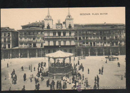 Postales: PRECIOSA POSTAL DE LA PLAZA MAYOR DE SEGOVIA